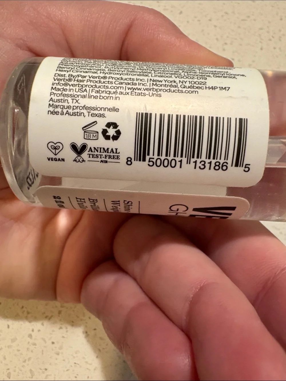 Ghost Oil Weightless Hair Oil — Clear